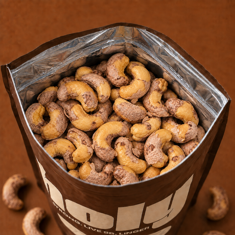 Noix de Cajou avec Peau - SALÉES - 1kg