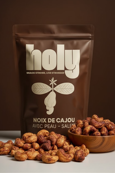 Noix de Cajou avec Peau - SALÉES - 1kg